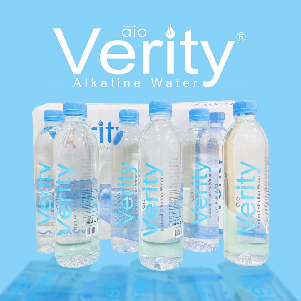 Verity Natural Alkaline Water per DUS (isi 12)