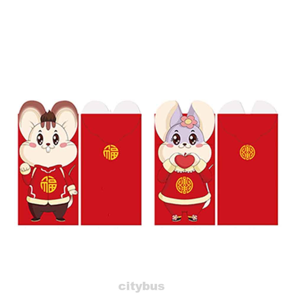 6pcs Set Kertas Lucu Tradisional Cina Untuk Hadiah Tahun Baru