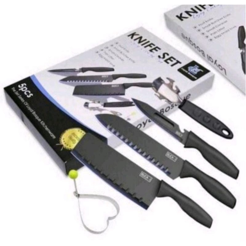 PISAU SET HITAM LOYAL BOSQUE