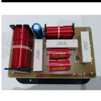 crossover pasif 2 way P10 wofer woofer dan tweter twiter twetter twitter bass high sound system audi