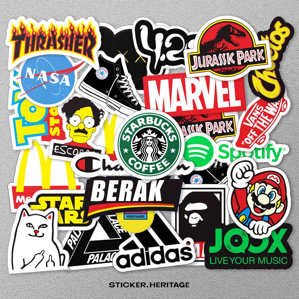 Stiker Aesthetic LAPTOP Pack Series | STIKER TUMBLER HP | STIKER LAPTOP