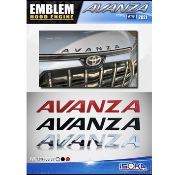 Emblem Kap Mesin AVANZA 2022