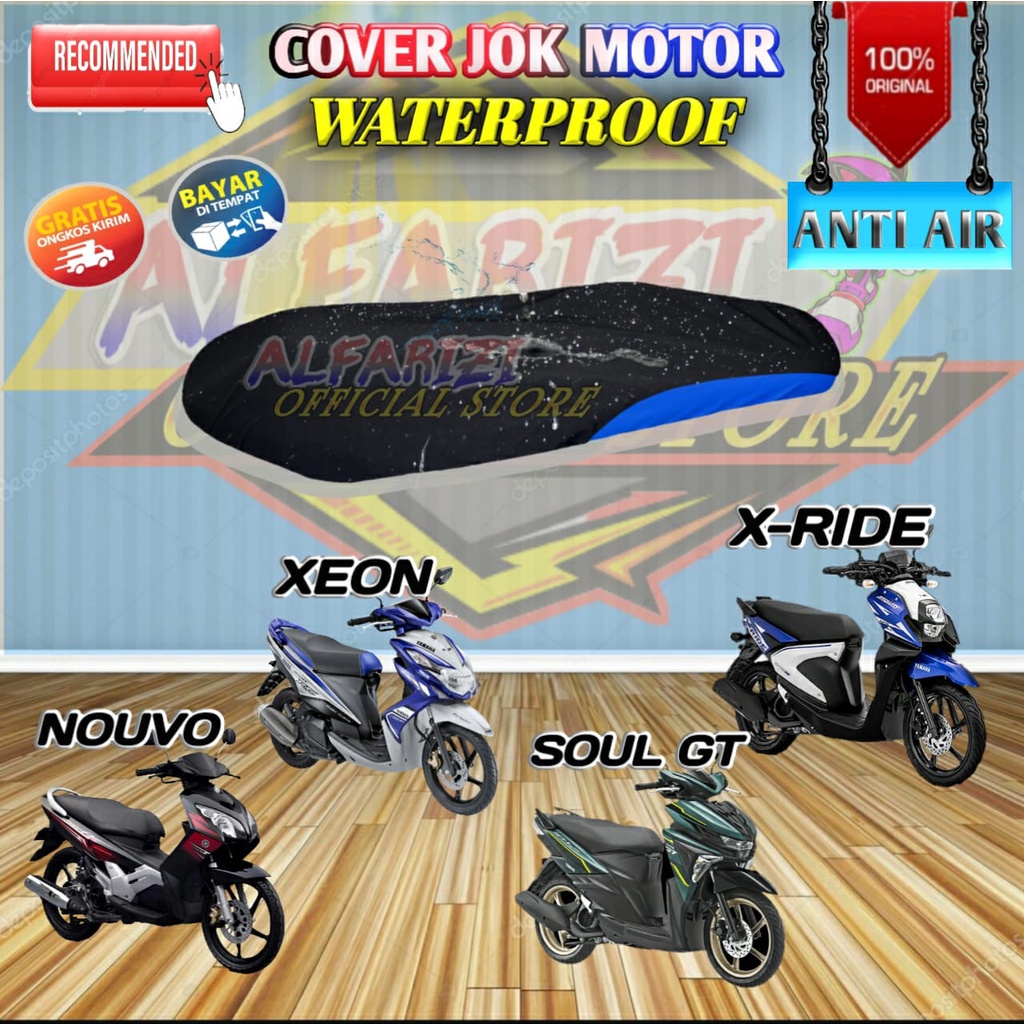 Sarung Jok Motor/Cover Jok  X-RIDE/SOUL GT/BEAT/SCOOPY/GENIO/NUVO/VARIO 110-150 CC / Pelapis jok mot