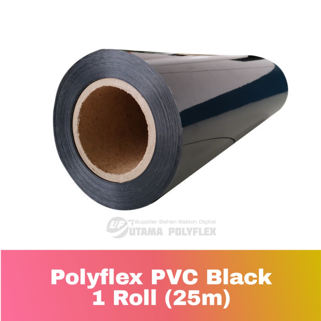 

(Khusus Rollan) Polyflex PVC Korea Best Seller Black / Poliflex