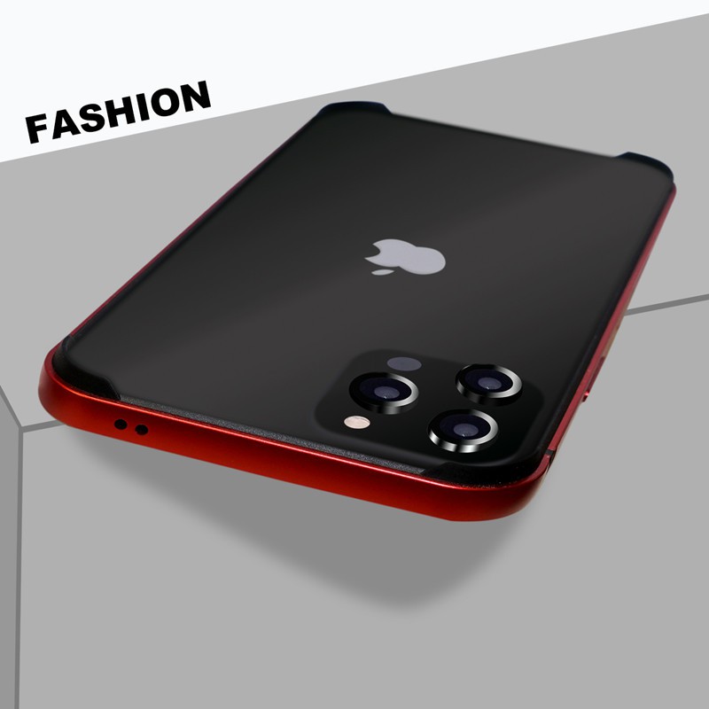 Casing Bumper Case Metal Aluminum Shockproof Untuk iPhone 12 Pro Max Mini 12