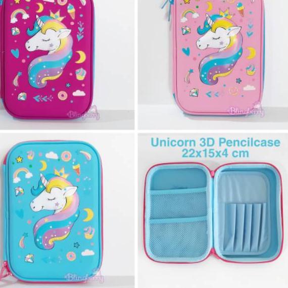 

Promo - , Tempat pensil kotak pensil 3D Unicorn HardPencil Case tempat pensil mermaid✔