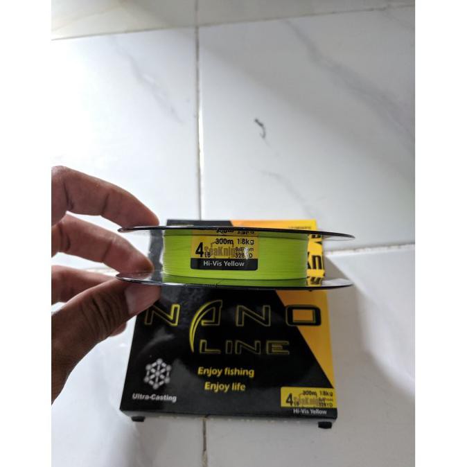 Senar Pancing Pe X4 Seaknight Nano Line 4Lb Micro Ultralight Casting - S
