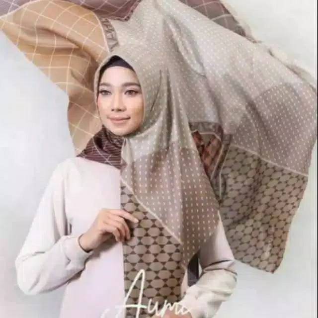 HIJAB SEGI EMPAT MOTIF VOAL 115 X 115