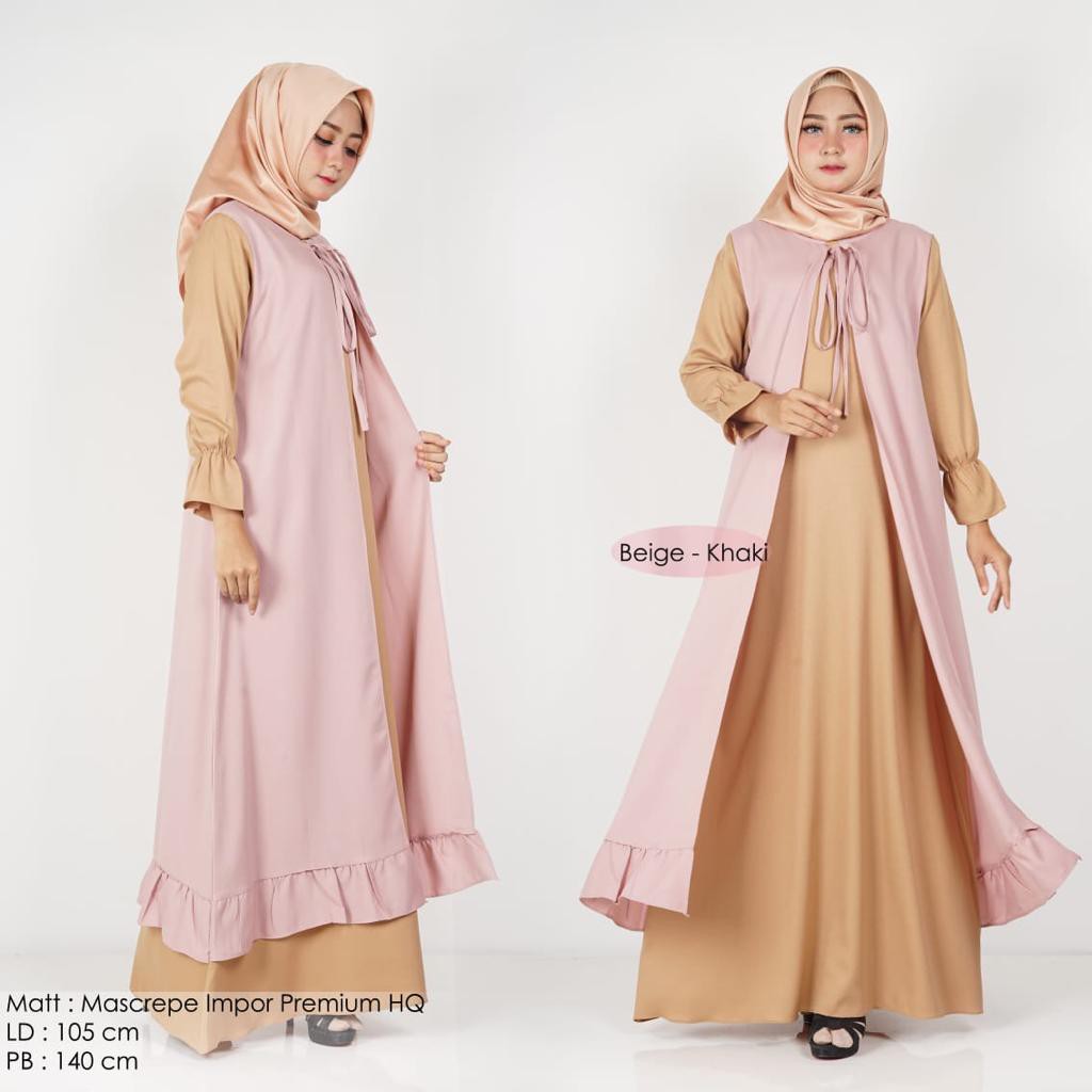 HOPYLOVY - Gamis Wanita Modern Marika