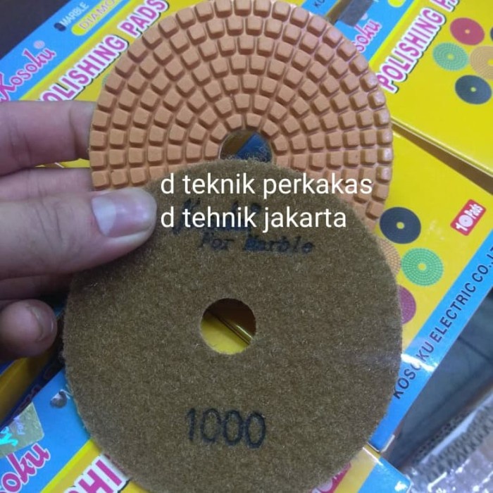 diamond pad kosoku #1000 - pad poles marmer - pad poles granite