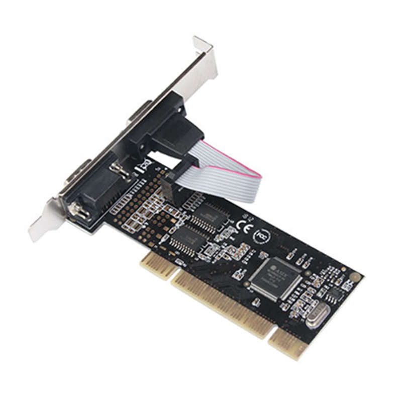 Btsg Dual PCI Port Kartu Ekspanding RS232 RS-232 Port serial Konektor Port Paralel