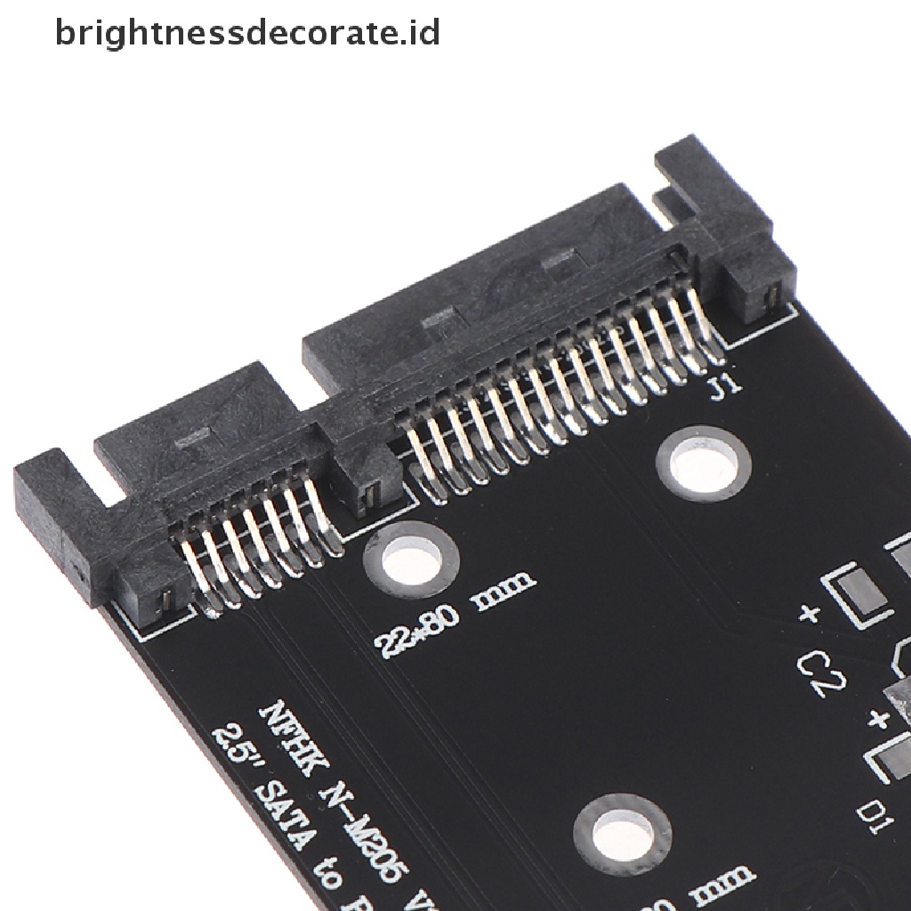Kartu Adapter Converter B + M.2 Ssd Ngff Ke 2.5inch 15pin Sata3 Untuk Pc