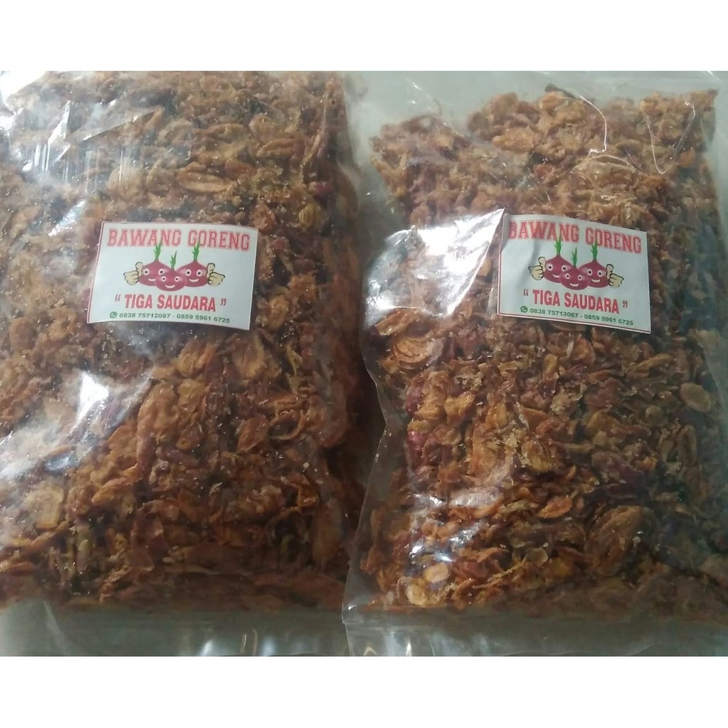 

Bawang Goreng Brebes 500 gram wadah plastik