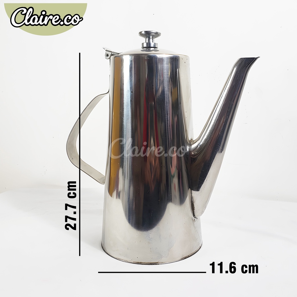 TEKO STAINLESS STEEL / TEKO UNTUK AIR TEH DAN KOPI / TEKO UK 2L