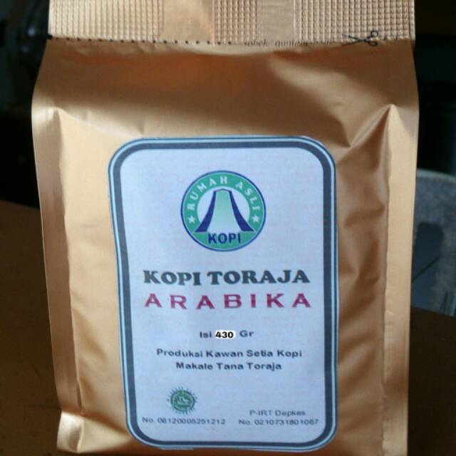 

Kopi toraja asli arabika 500gr