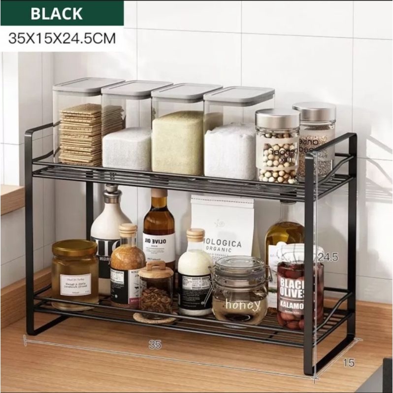 Rak Bumbu Dapur Nordic Style / Tempat Penyimpanan Bumbu Organizer