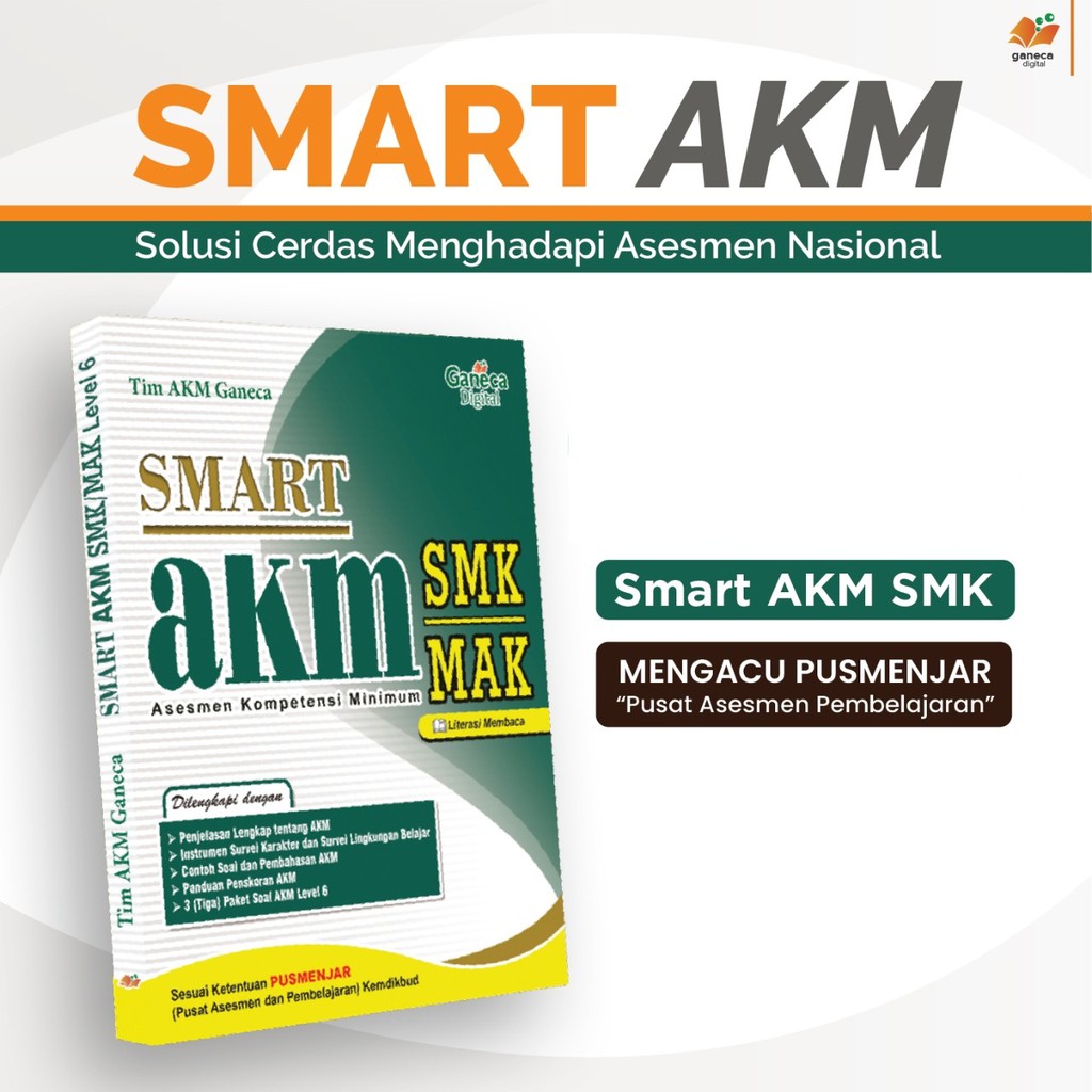 Buku Smart AKM untuk SMK/MAK