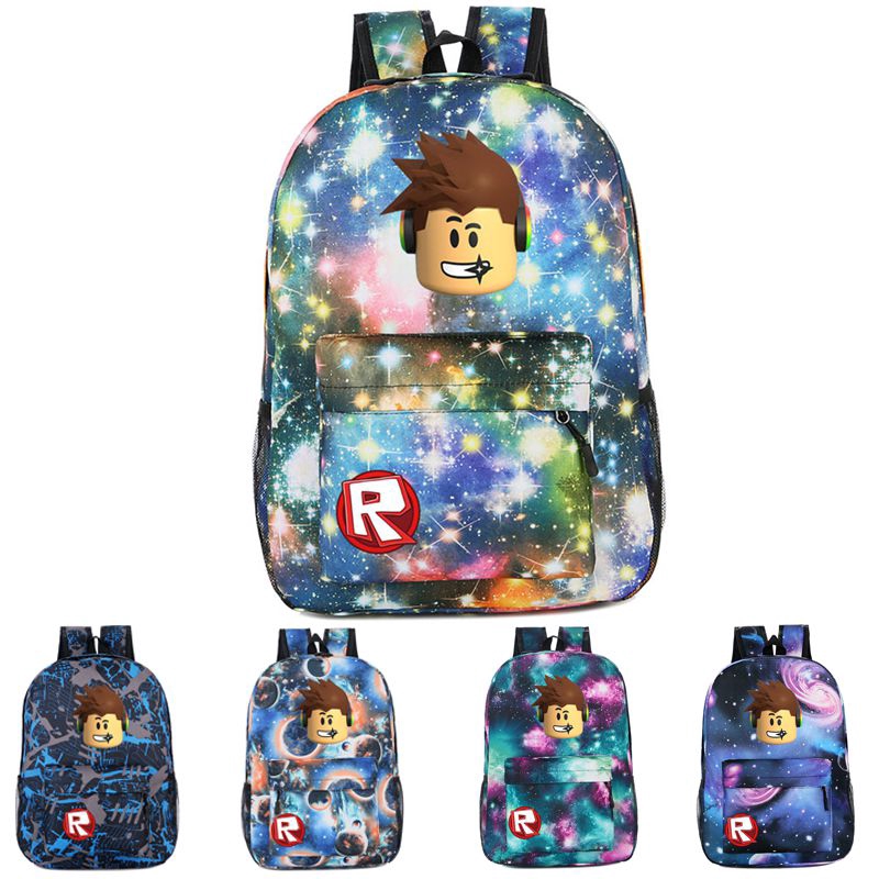 Roblox Game Backpack Oxford Students Schoolbag Bookbag Travelbag - roblox backpack game schoolbag laptop bag blue travelling bag