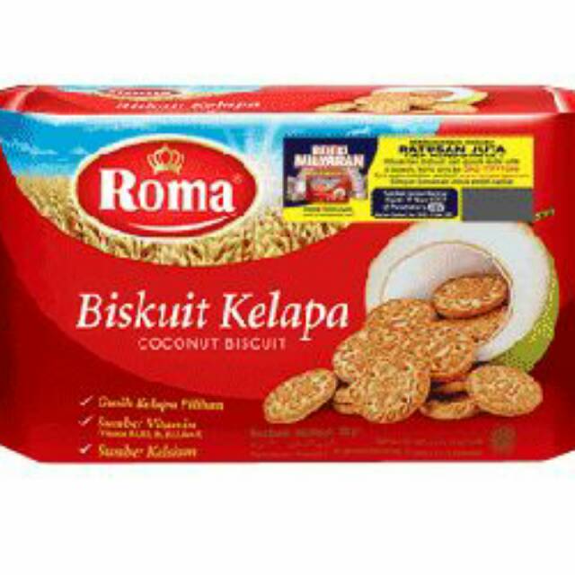 

Roma biskuit kelapa