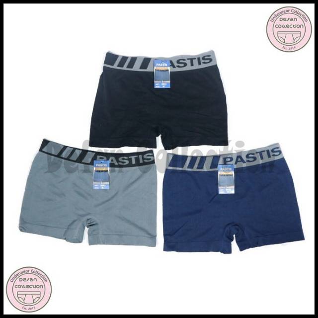 PASTIS - 3 Pcs Celana Dalam Pria Boxer Pria