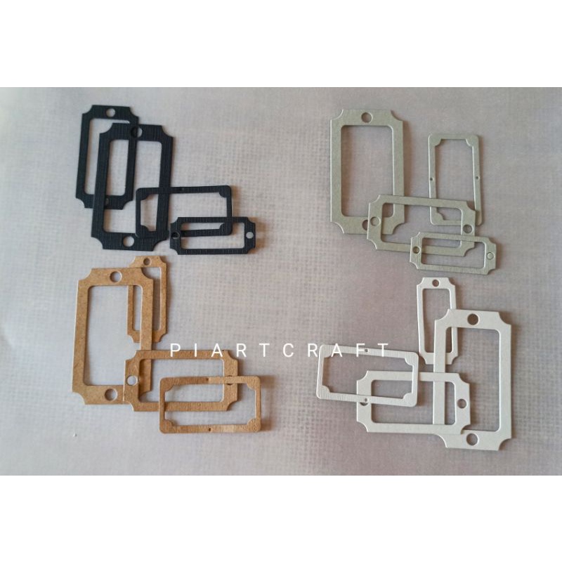 

Frame Tag (isi 16) - Dies cut / cut dies dekorasi scrapbook /frame vintage journal/ boju