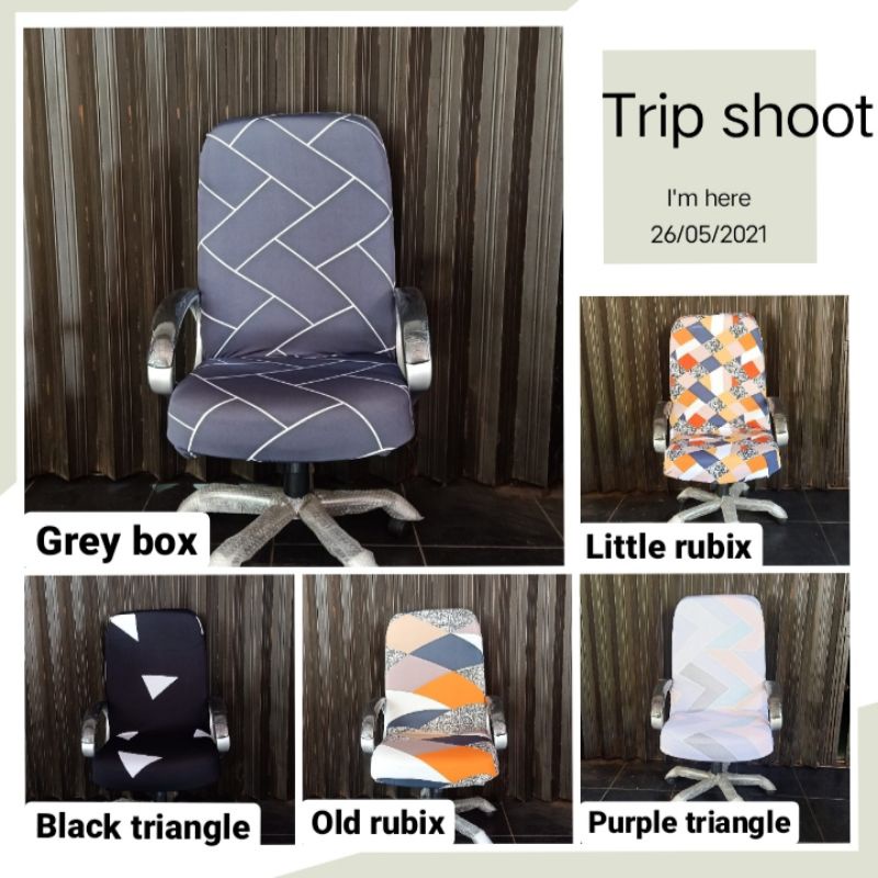 sarung kursi kantor cover kursi putar size XXL-2