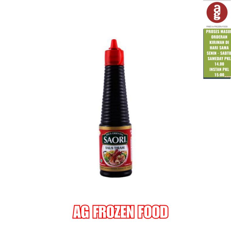 

Saori Saus Tiram Botol 133ml