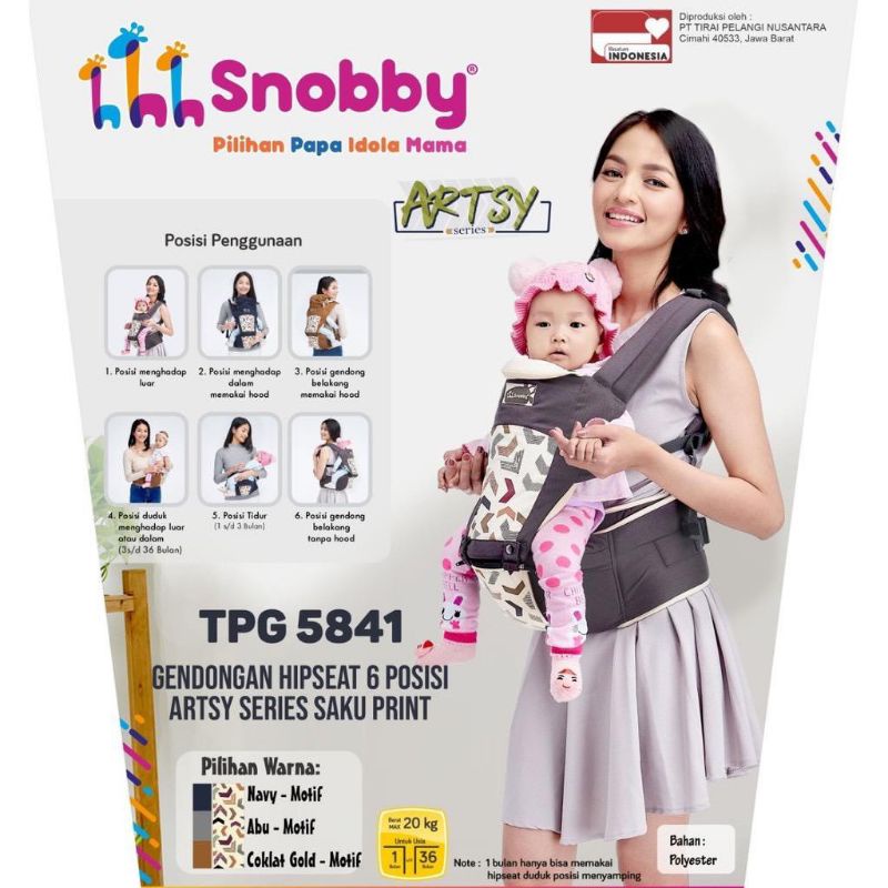 SNOBBY HIP SEAT 6 POSISI ARTSY SERIE