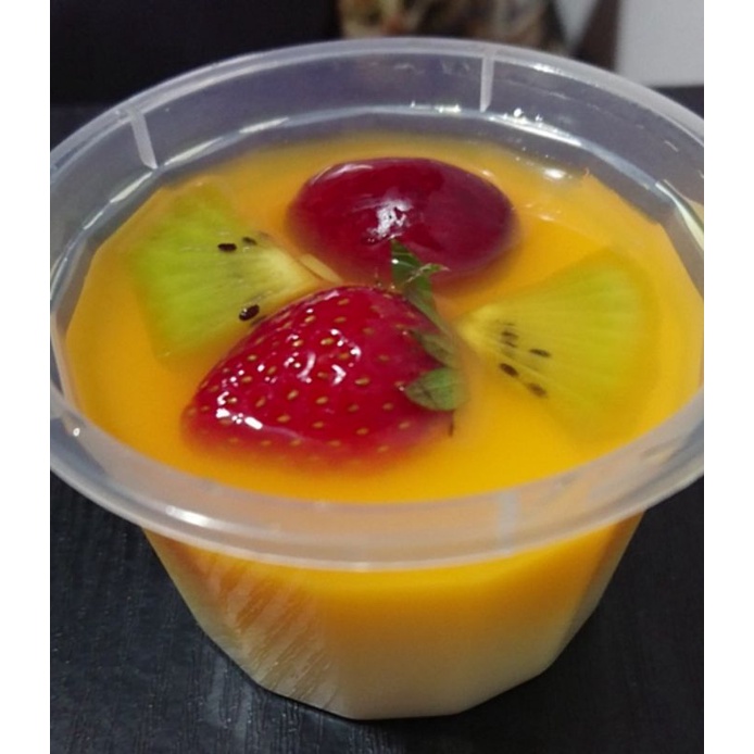 

Puding susu orange