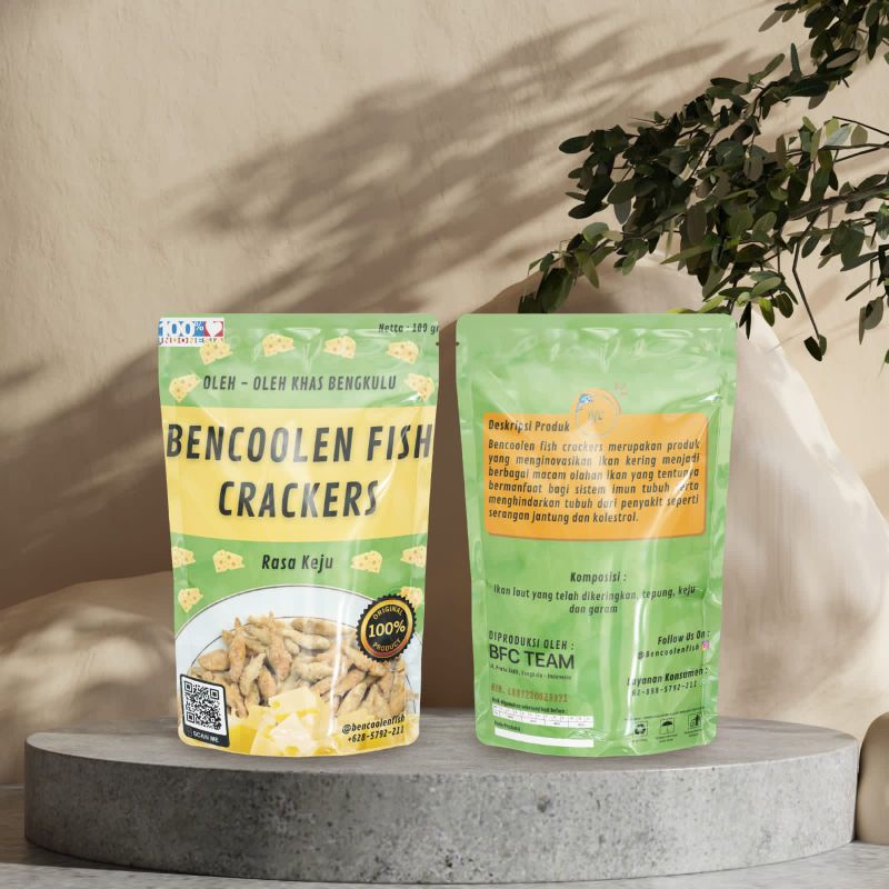 

Rasa Keju Kerupuk Ikan Asin Air Tawar Bencoolen Fish Crackers