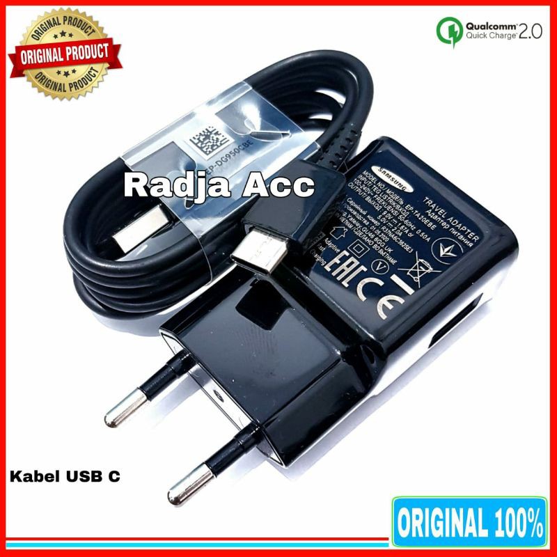 Charger Samsung Galaxy A20 A30 A20s A30s Original 100% Fast Charging USB Type C