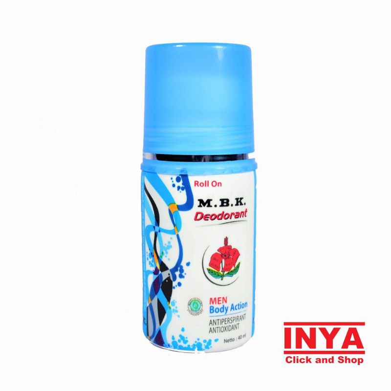 ORIGINAL M.B.K. DEODORANT ROLL ON 40 ML / DEODORANT MBK ROLL ON 40ML MEN BIRU