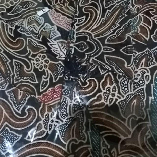 Batik Pria Kemeja Batik Slim Fit Modern Lengan Panjang Corak Motif Unik Luigi Batani - Lb 438
