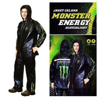 FELWINSHOP Jas Hujan Jaket Celana Monster Scotchlight Indoplast Monster