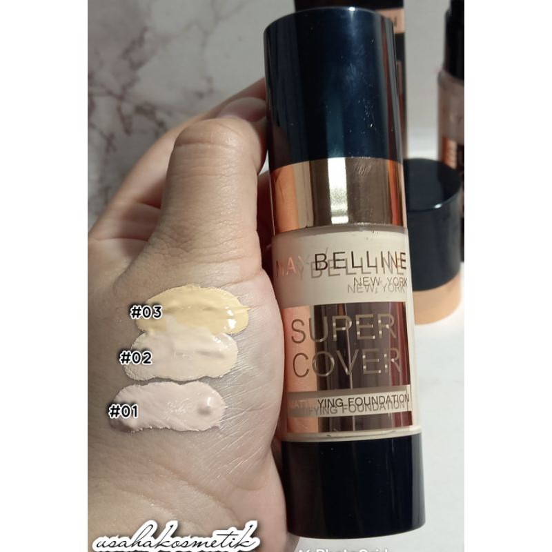 BEST SELLER FOUNDATION MAYBELLINE SUPER COVER | OIL CONTROL SUPER COVER ISI 35ML NO.903 | 905