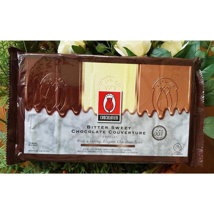 

TULIP Bittersweet Couverture 55% - Coklat Couverture TULIP 1 kg