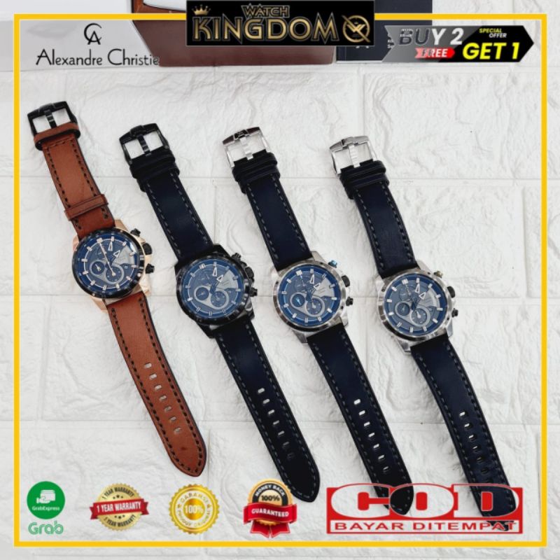 Terbaru Jamtangan pria Alexandre christie ac6593 / ac 6593 / 6593 Original garansi resmi 1thn