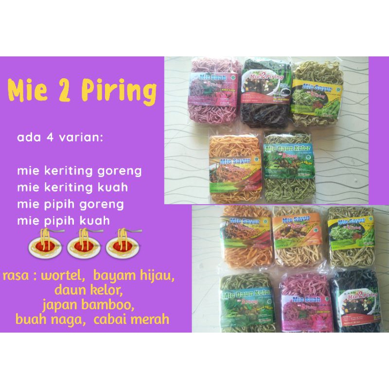 

Mie instan alami sehat 2 piring