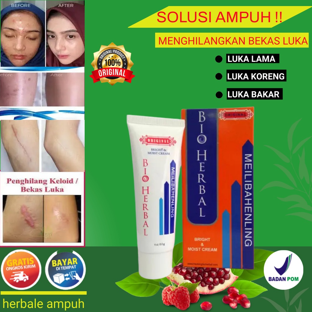 Penghilang Bekas Luka Menghilangkan Bekas Luka Lama Hitam Koreng Ampuh Di Wajah Di Kaki BPOM