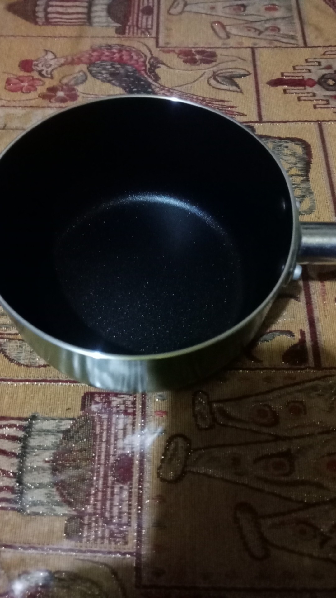 ( Original )yoshikawa Teflon/wajan Tumis 14 Cm Sauce Pan Cl-11-05 / Xj 15-05 Hijau Dan Merah