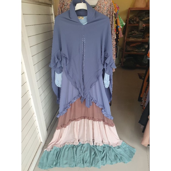 GAMIS SYARI ISMI BY YODIZEIN(DARI AGEN DIKIRIMIN HIJABNYA BEDA)