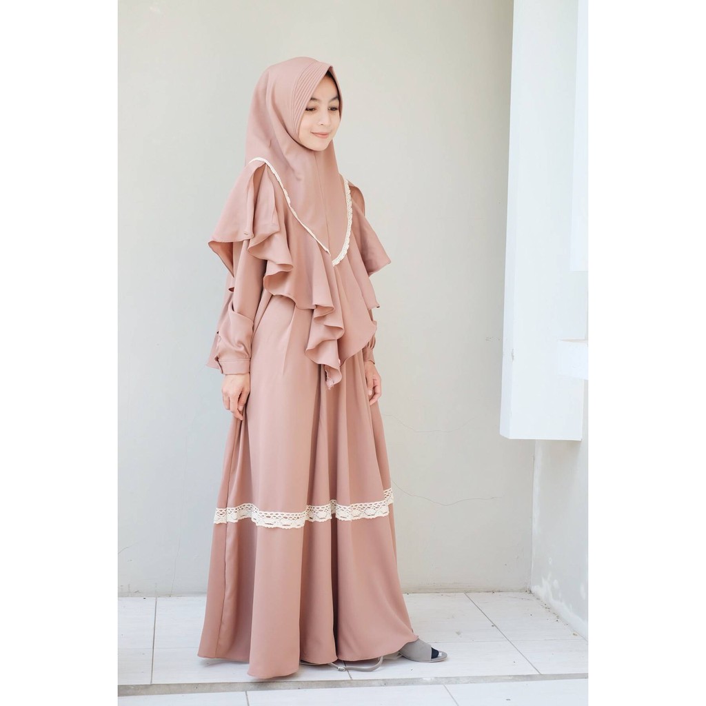 Yumna Dress | Gamis Renda
