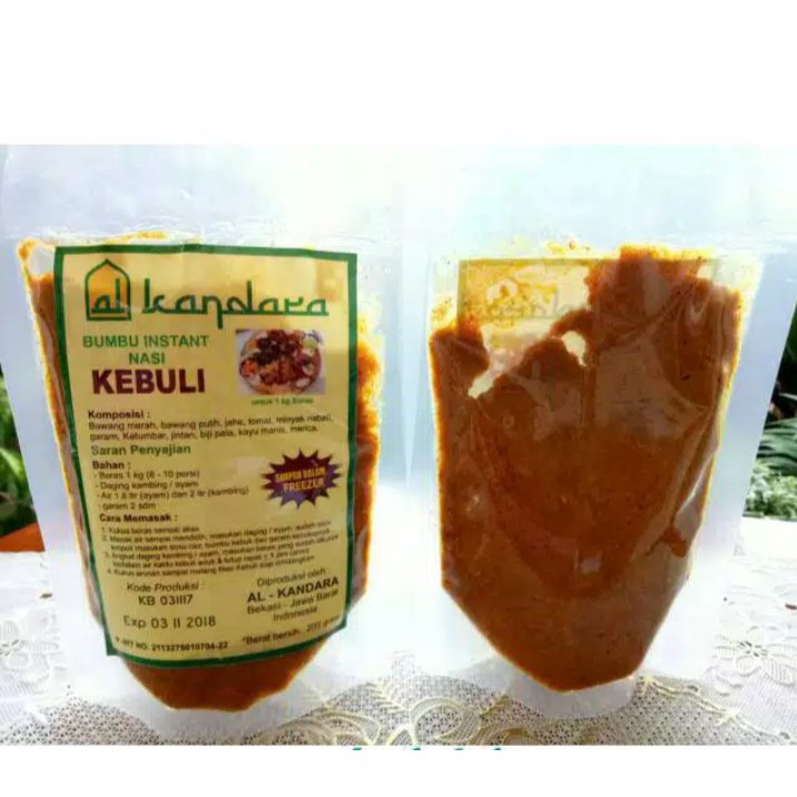 BUMBU NASI KEBULI DAN BRIYANI