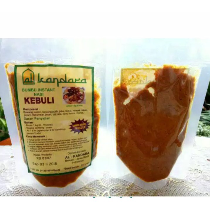 BUMBU NASI KEBULI DAN BRIYANI