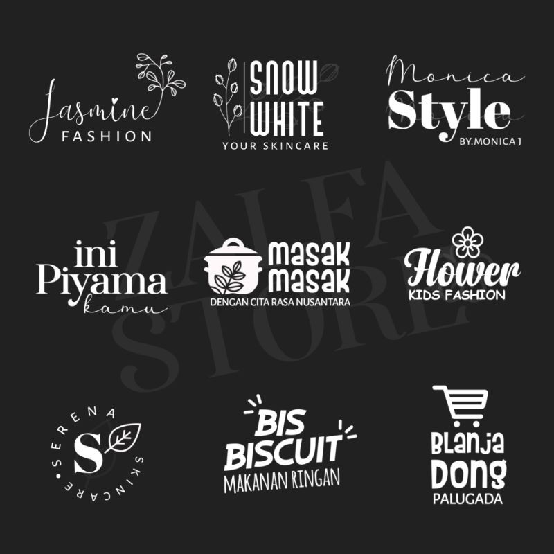Desain Logo Simple Murah Desain Logo Online Shop Murah Desain Logo Olshop Murah Desain Logoolshop Shopee Indonesia