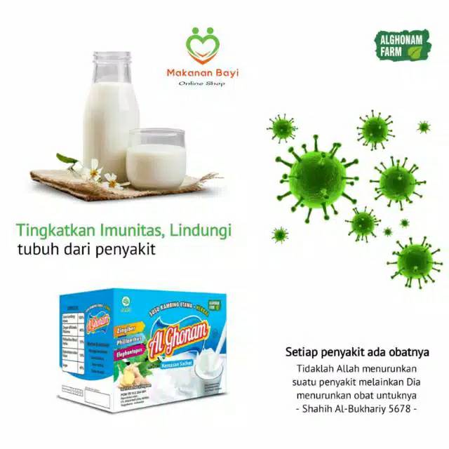 

AL GHONAM / susu kambing etawa / kualitas premium