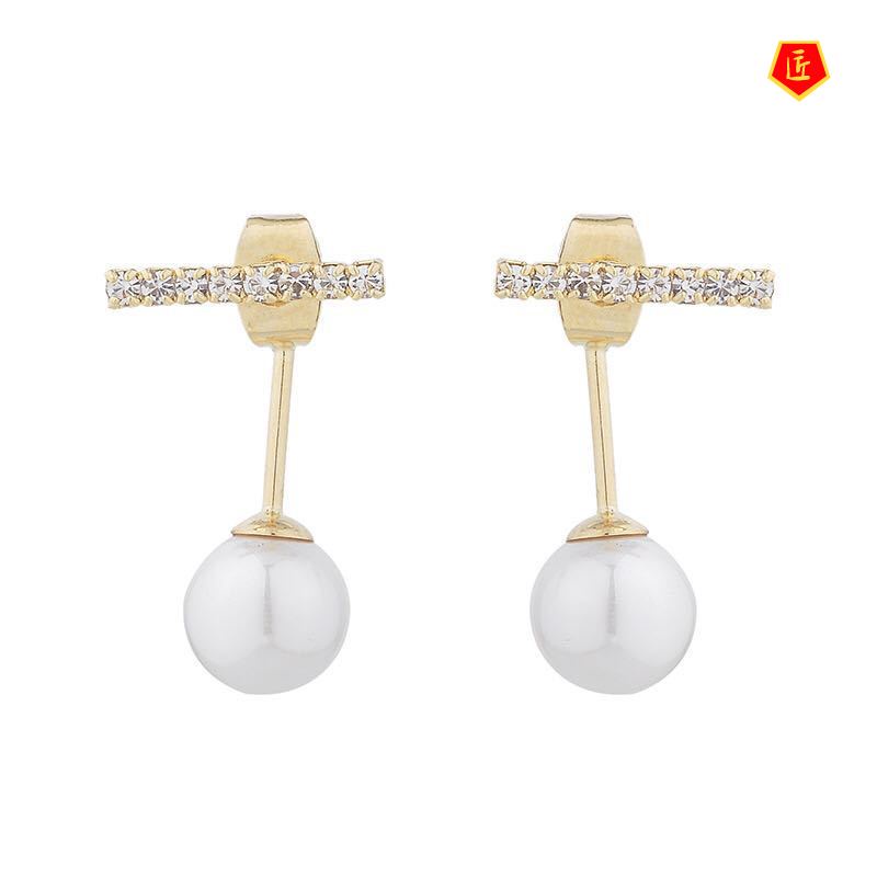 [Ready Stock]Soft-Looking Pearl Earrings for Women