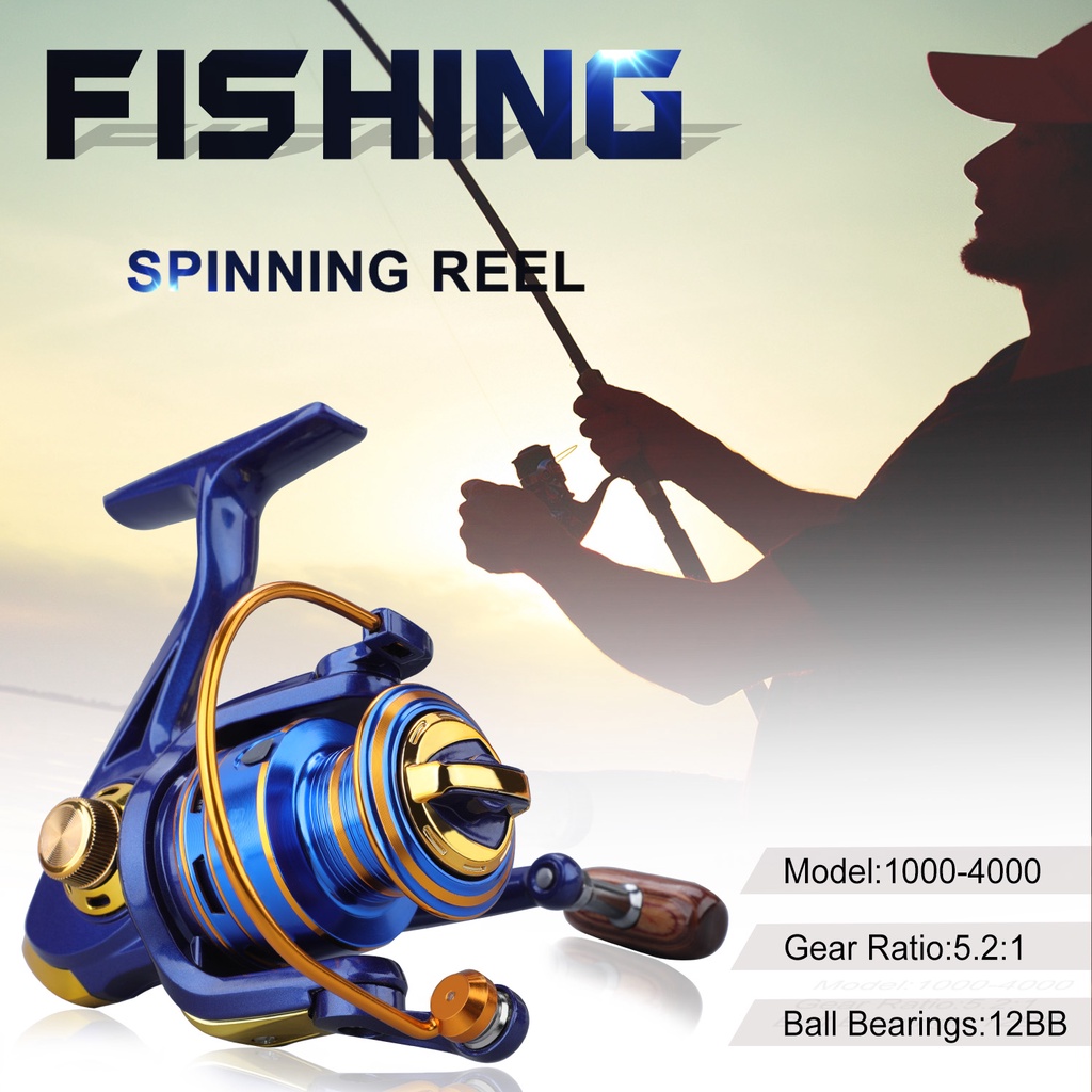 Sougayilang 1000-7000 Fishing Reel Harga terendah untuk Metal Spool Joran Pancing alat pancingan