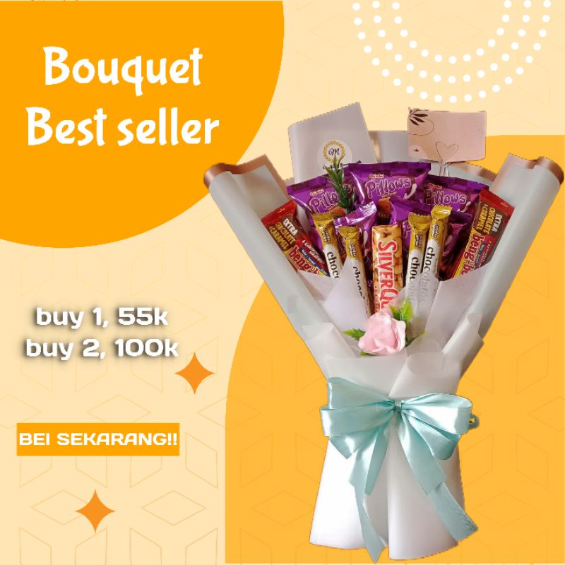 

Handbouquet best seller/Handbouquet snack/handbouquet coklat/buket percoklatan/buket snack