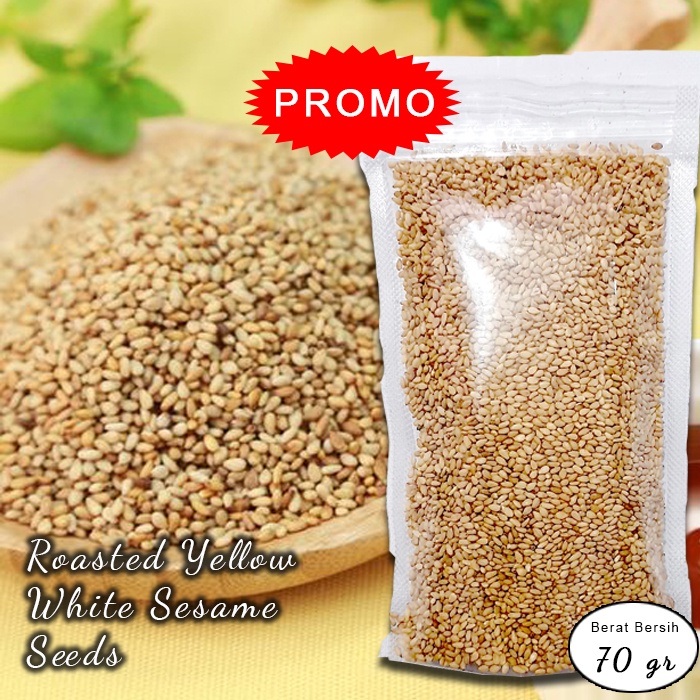 

Wijen Sangrai Siap Pakai | Toasted Sesame Seeds @70gr